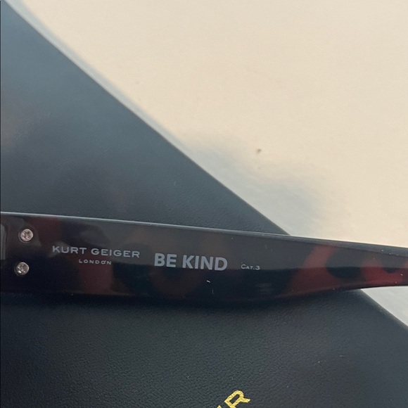 Kurt Geiger Brown Square Sunglasses - Picture 5 of 8